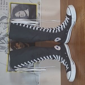 Converse High-Top Black and White Sneakers